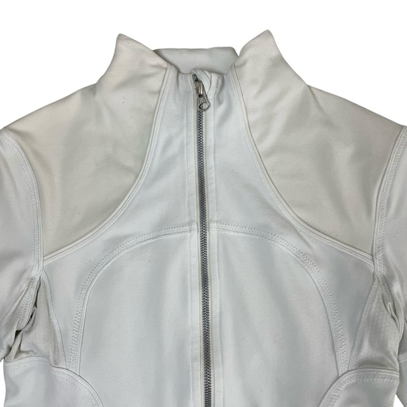 lululemon Forme Jacket Full Zip Dune White Sz 6 - Picture 11 of 16